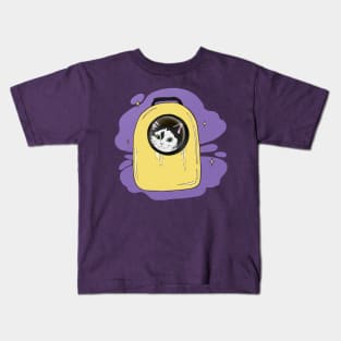 waffle the cat astronaut cosmoc exploader Kids T-Shirt